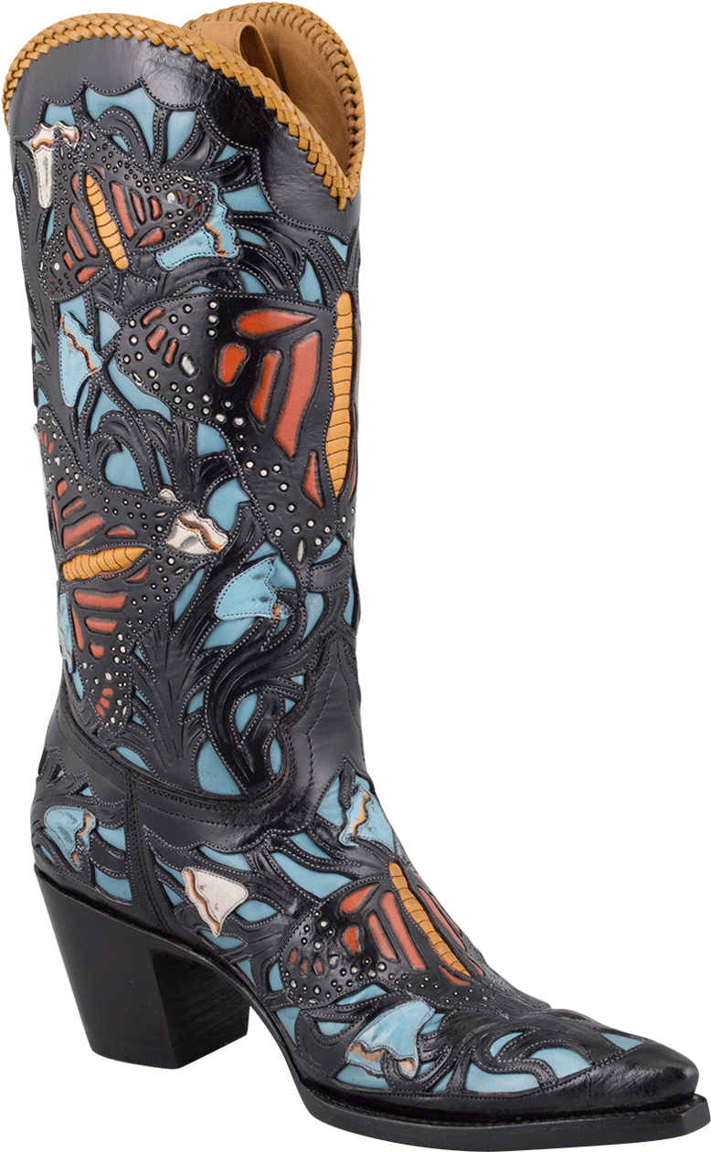 Women's Monarch Butterfly Boots (870x1280), Png Download