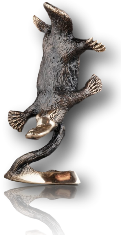Small Diving Platypus (424x808), Png Download