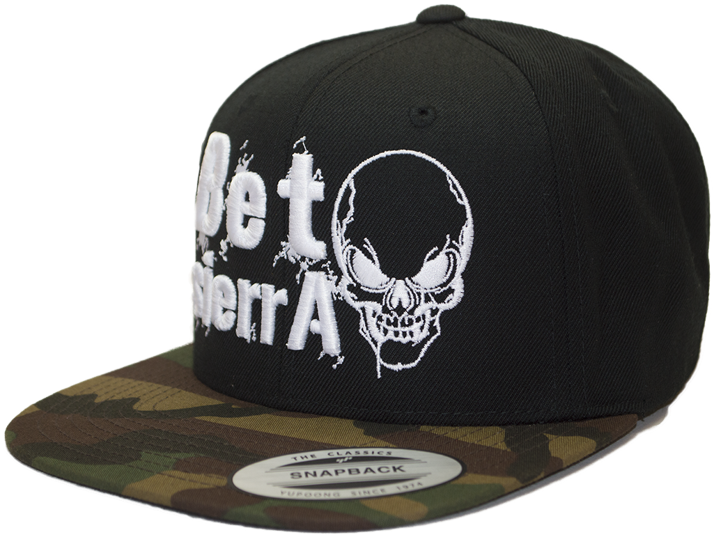 Beto Sierra Skull Negra Camu (1200x800), Png Download
