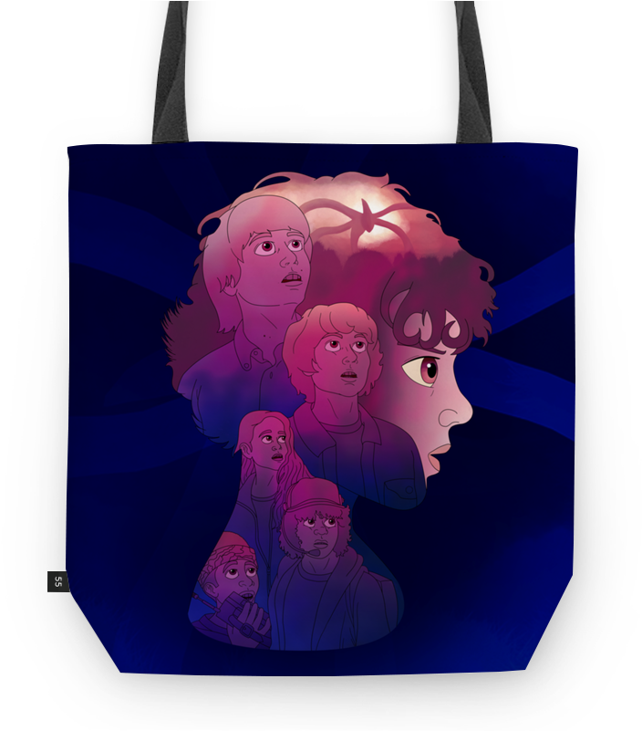 Bolsa Stranger Things 2 De Johnny Bijosna (800x800), Png Download