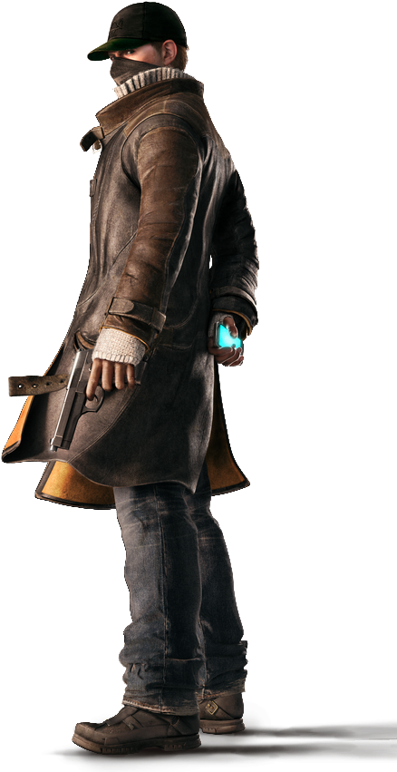 Aiden Pearce (500x879), Png Download
