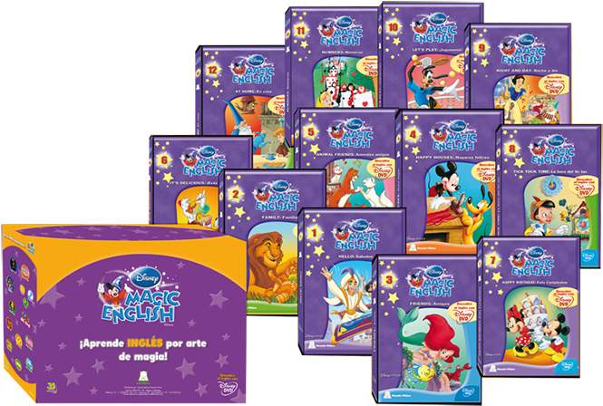 Disney Magic English X 12 Dvd's (700x481), Png Download