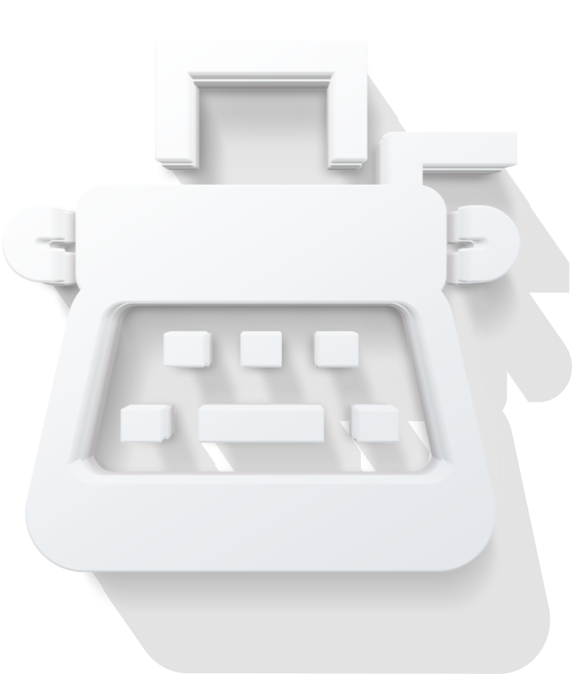 Typewriter-icon (970x970), Png Download