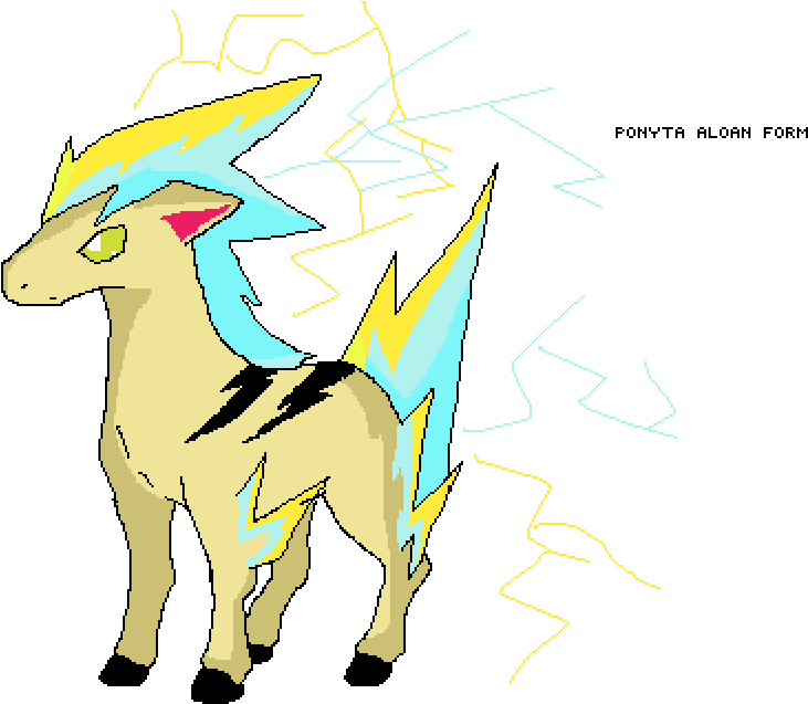 If Ponyta Had An Alola Form (1000x800), Png Download