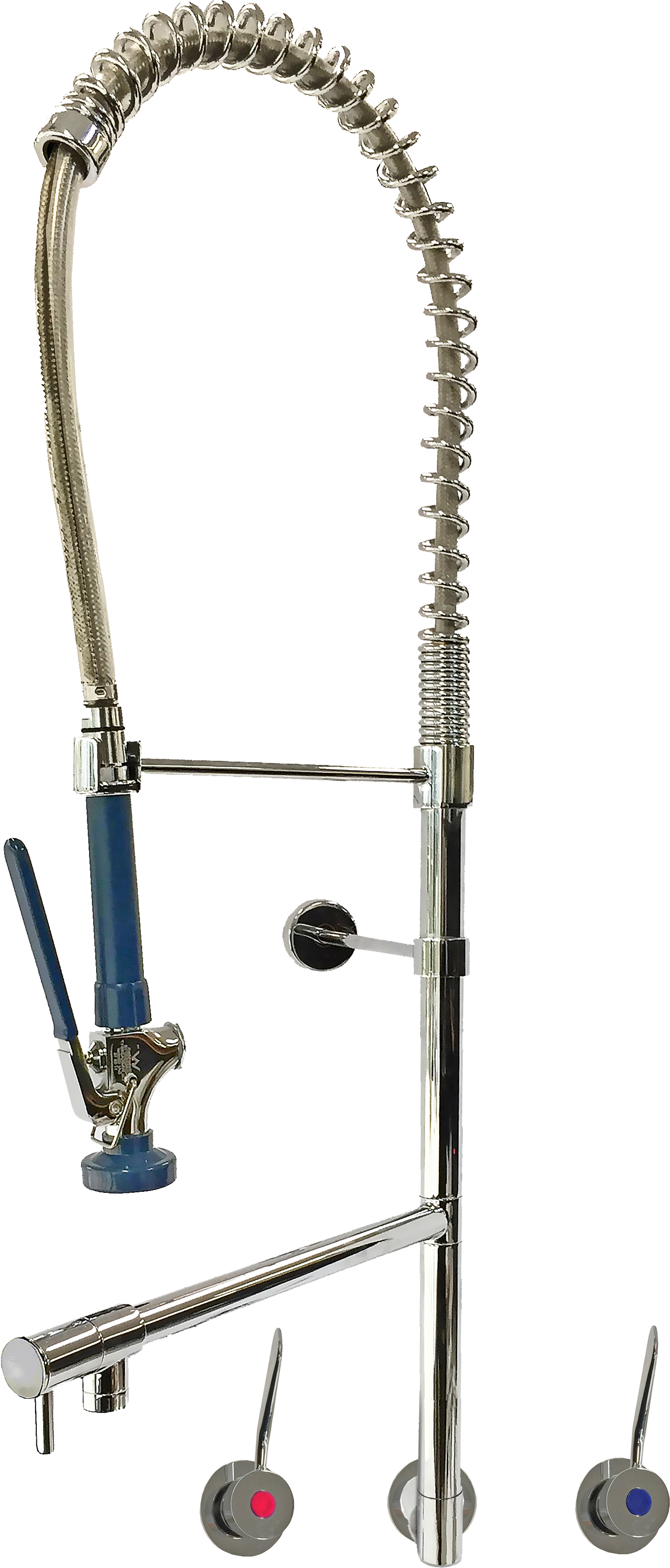 Wall Mount Pre Rinse Concealed Breech (2158x3540), Png Download