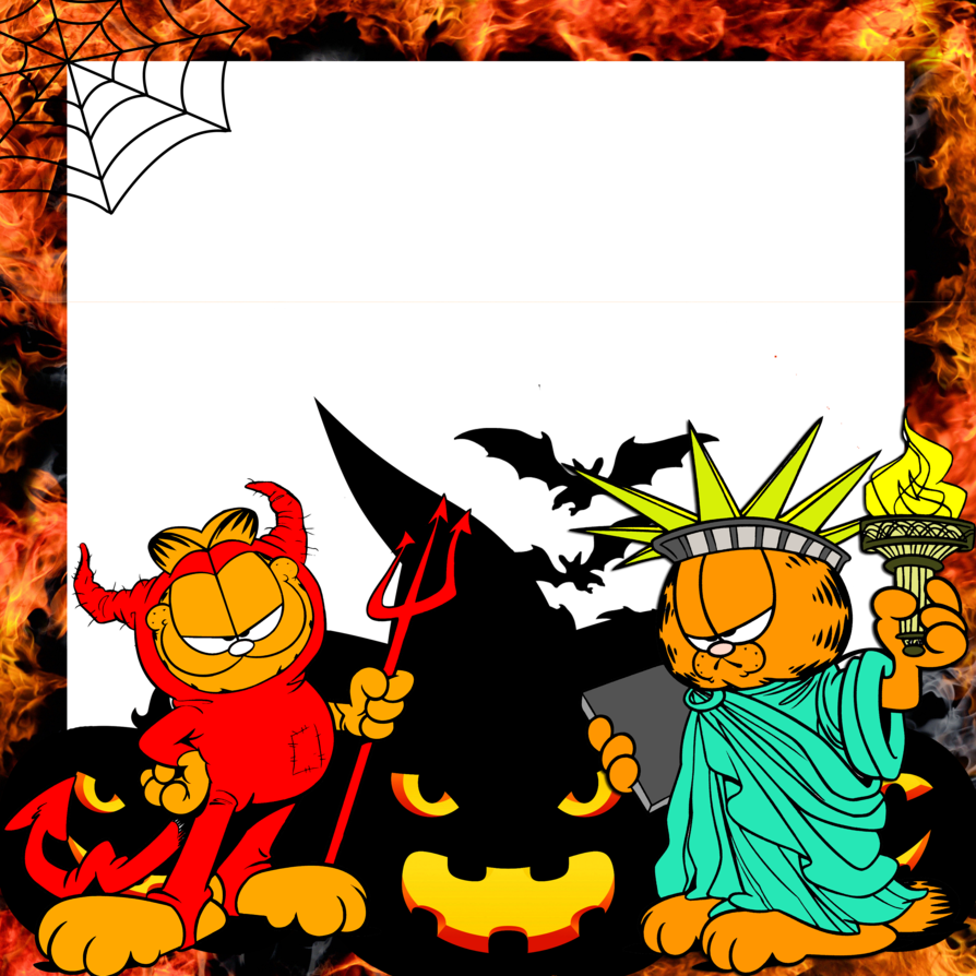 Garfield Carsedit (894x894), Png Download