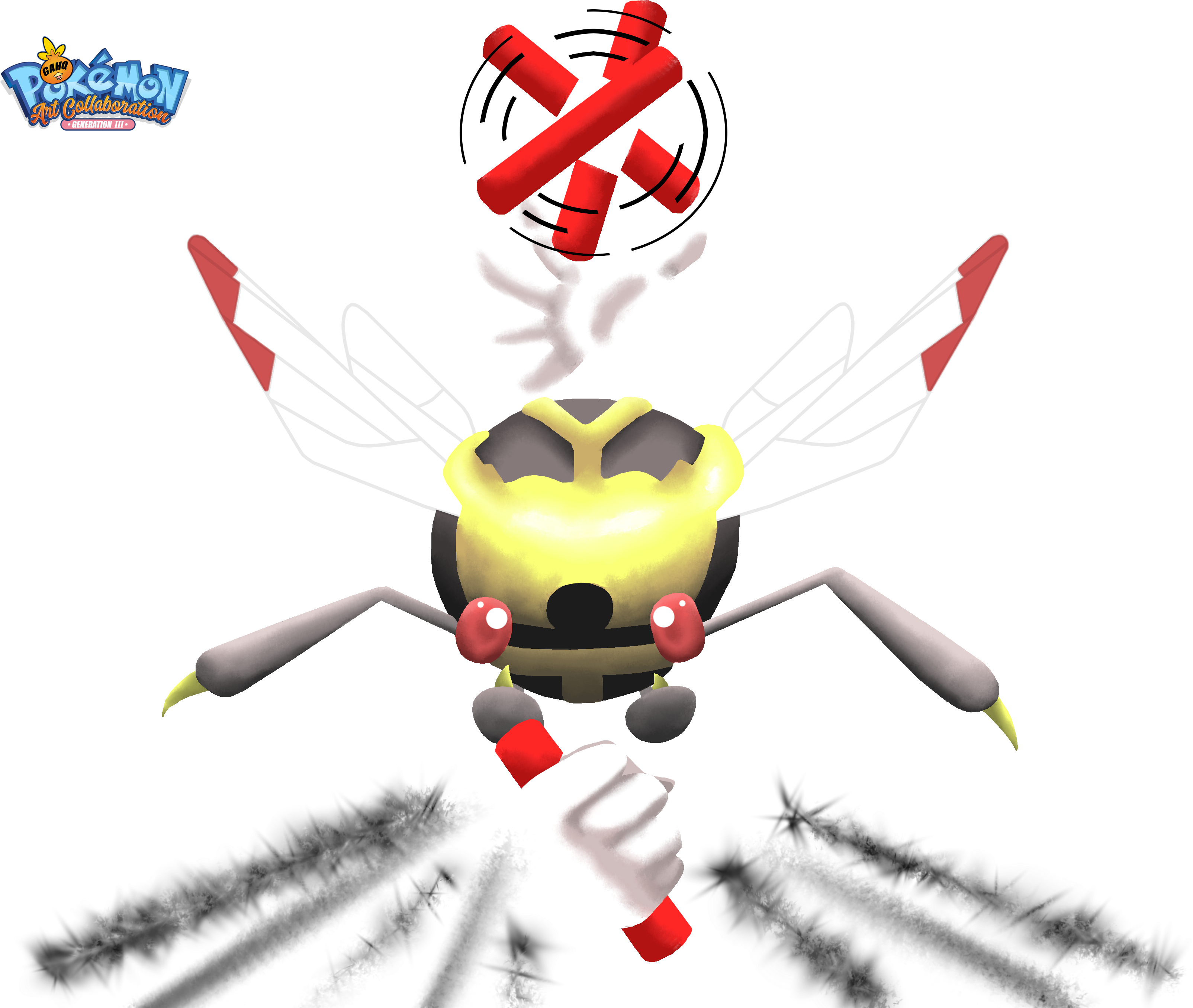 #291 Ninjask In Our Pokemon Generation Iii Art Tribute (3510x2750), Png Download