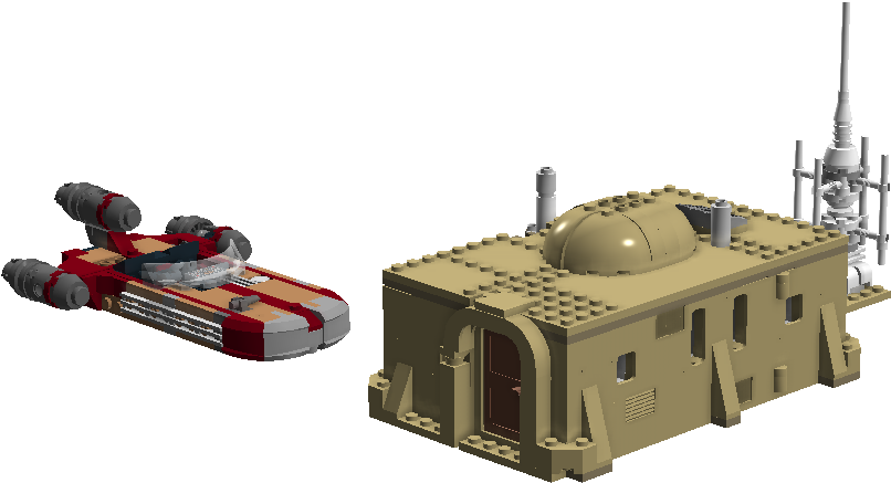 Ben Kenobi's House (1366x630), Png Download