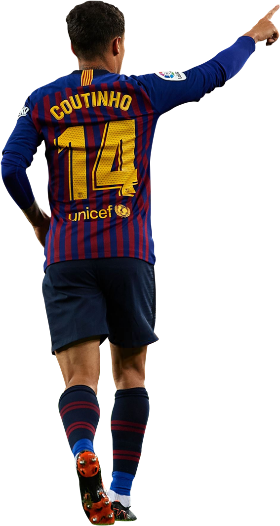 Philippe Coutinho, May 22, Barcelona, The League, Barcelona (617x1100), Png Download