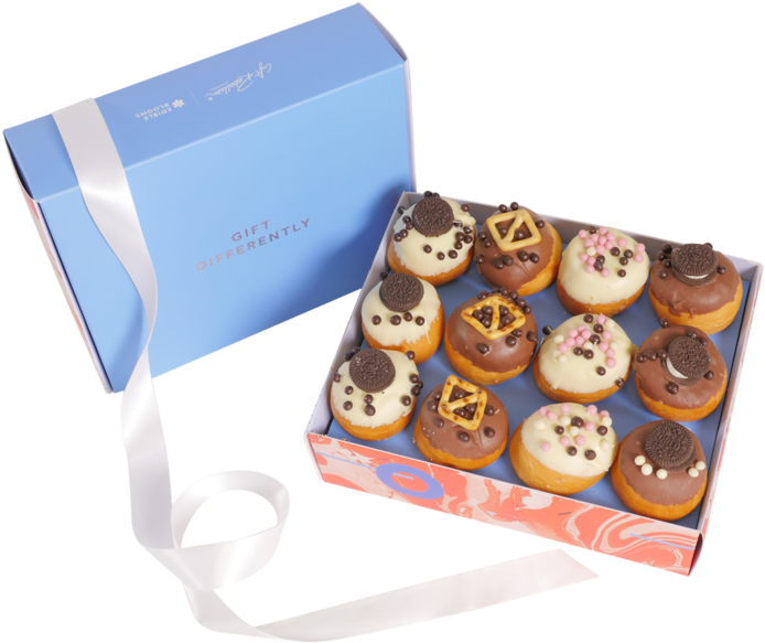 Gourmet Donut Gift Box (700x700), Png Download