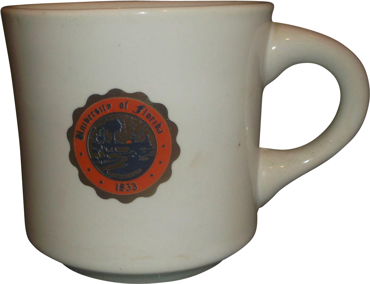 University Of Florida Seal Pottery Coffee Mug Souvenir (1189x1189), Png Download