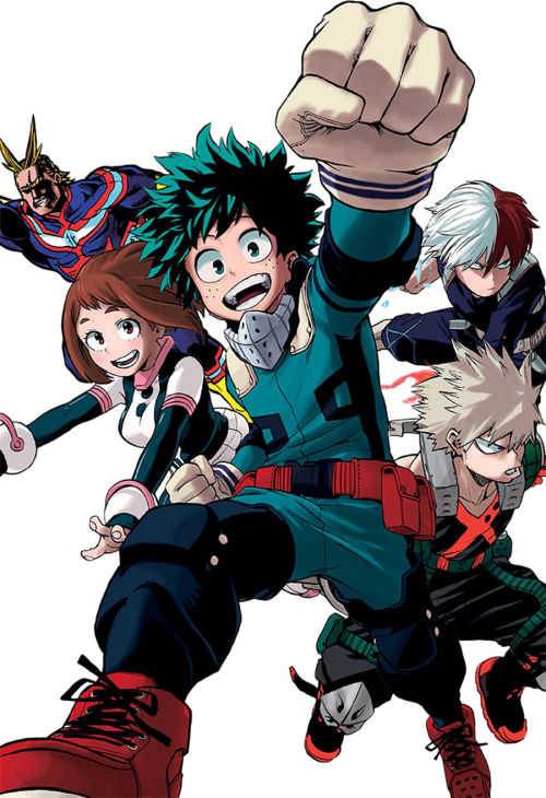 Boku No Hero Academia (500x730), Png Download