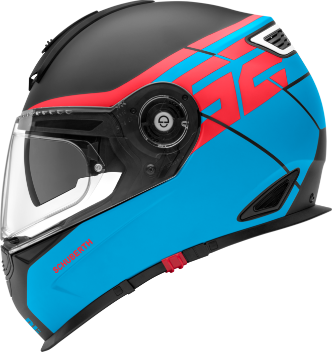 Schuberth S2 Sport Rush Blue Helmet (660x701), Png Download