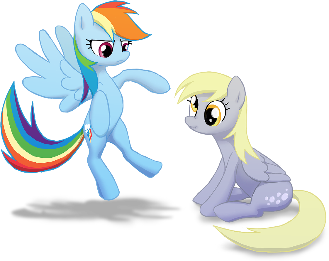 Rainbow Dash Derpy Hooves Pinkie Pie Applejack Twilight (1122x889), Png Download