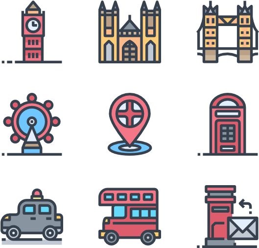 Travel To England (600x564), Png Download