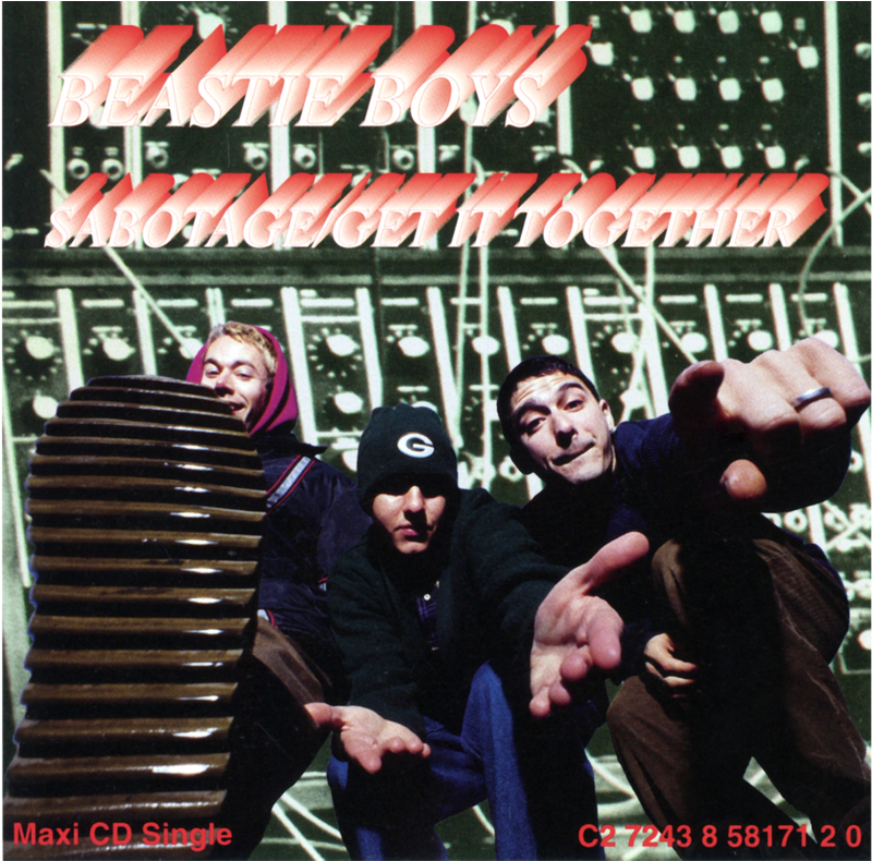 Bboys 0006 Beastie Boys Sabotage Getittogether Cd Cover (1000x789), Png Download