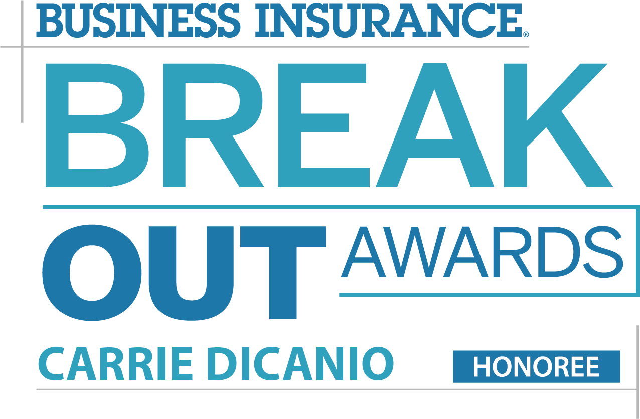 Carrie Dicanio Business Insurance Break Out Awards (1276x835), Png Download