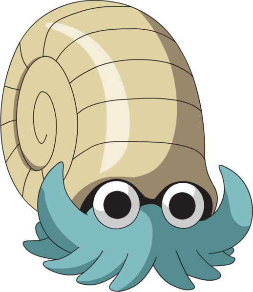 Omanyte (518x599), Png Download