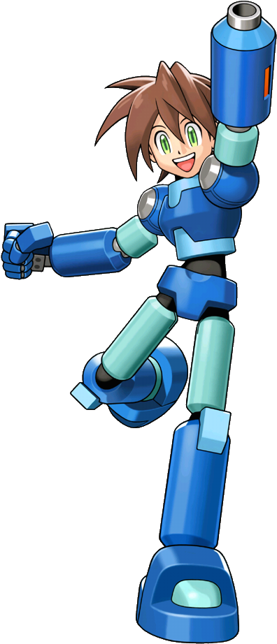 Megaman Volnutt (414x936), Png Download