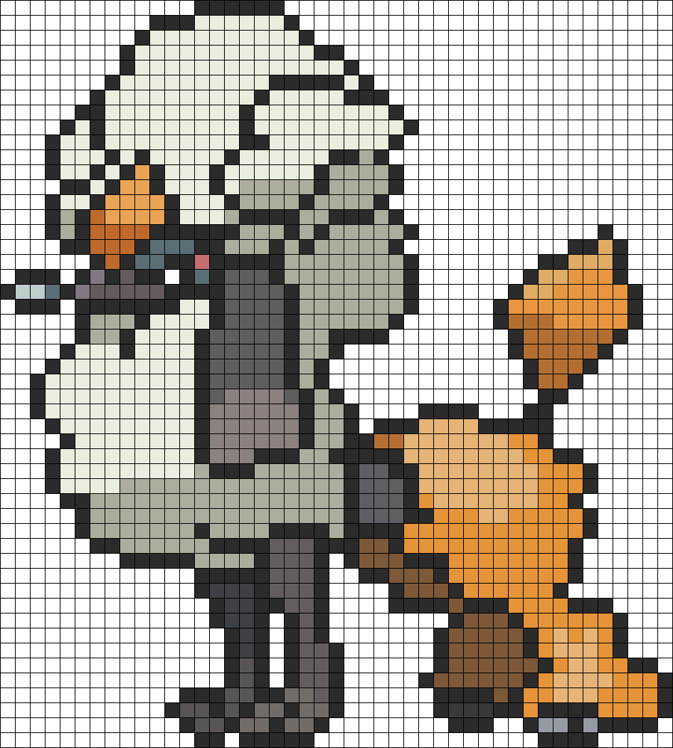 Furfrou Diamond Trim Perler Bead Pattern / Bead Sprite (946x1051), Png Download