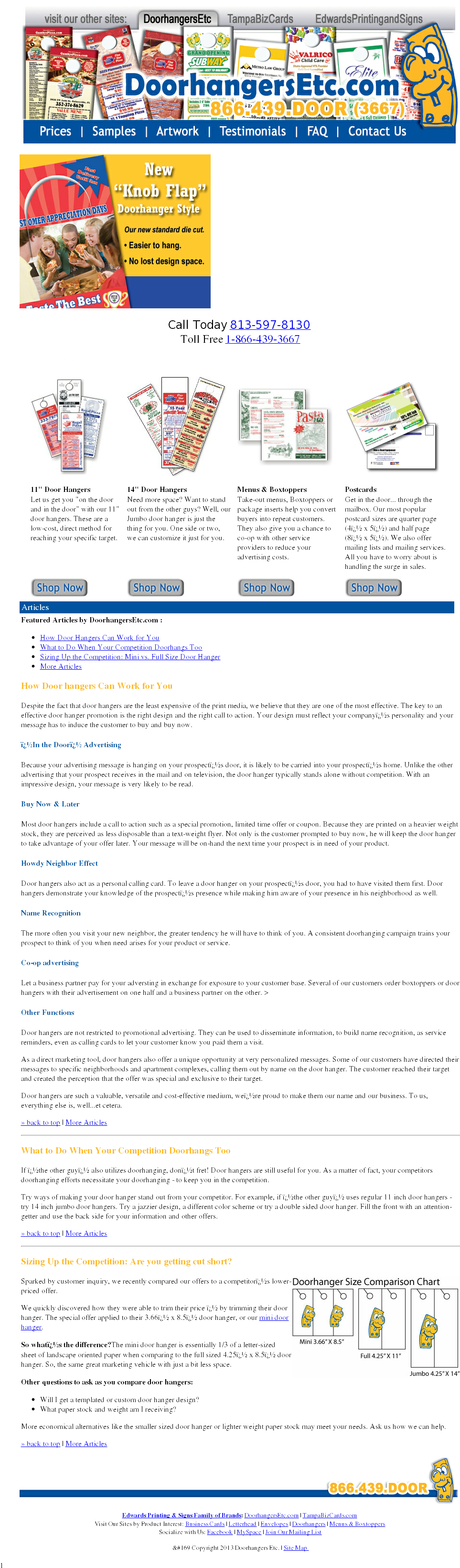 Doorhangers Etc Competitors, Revenue And Employees (1024x3308), Png Download