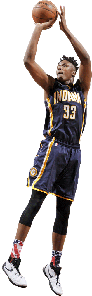 Know Your Gold Myles Turner Indiana Pacers Png Nba (450x1020), Png Download