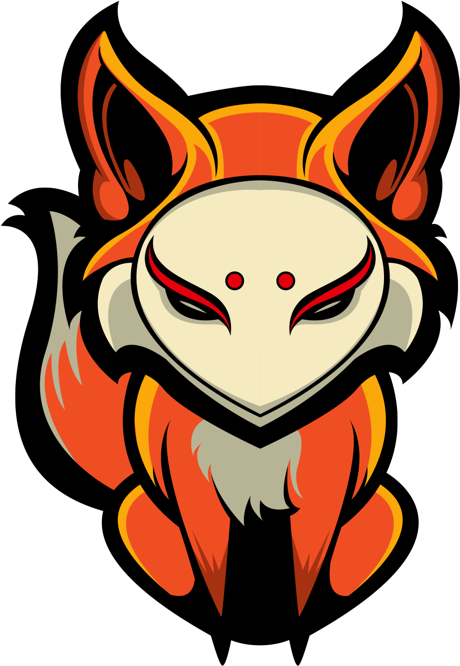 Hydro Kitsune Png Kitsune Logo (1200x1371), Png Download