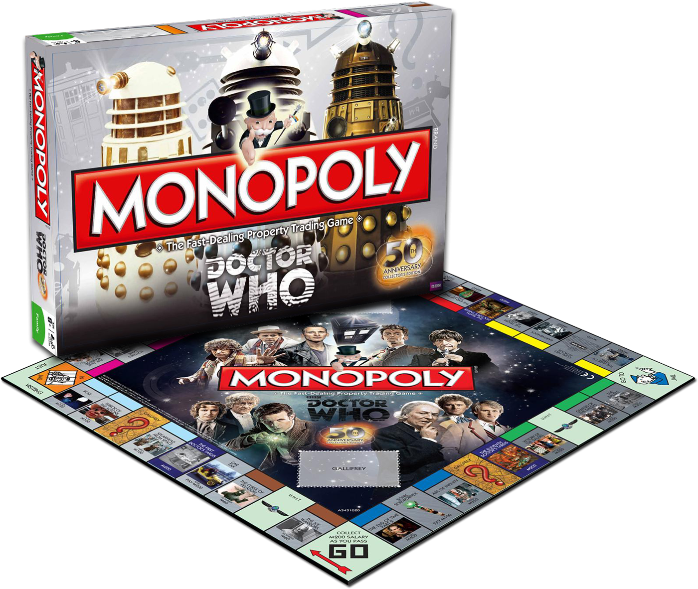 Doctor Who 50th Anniversary Edition (1400x1182), Png Download
