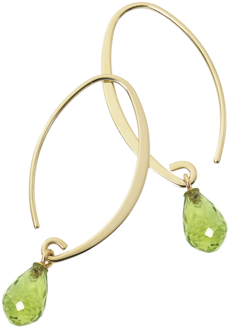 Carla Peridot Drop Earrings (800x800), Png Download