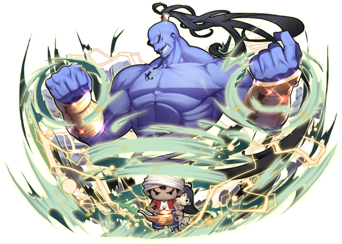 Mighty Genie (740x555), Png Download