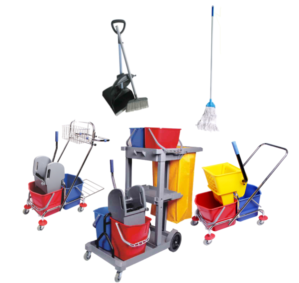 Action Wholesale Many Types Of Hotel Janitor Carts (600x580), Png Download