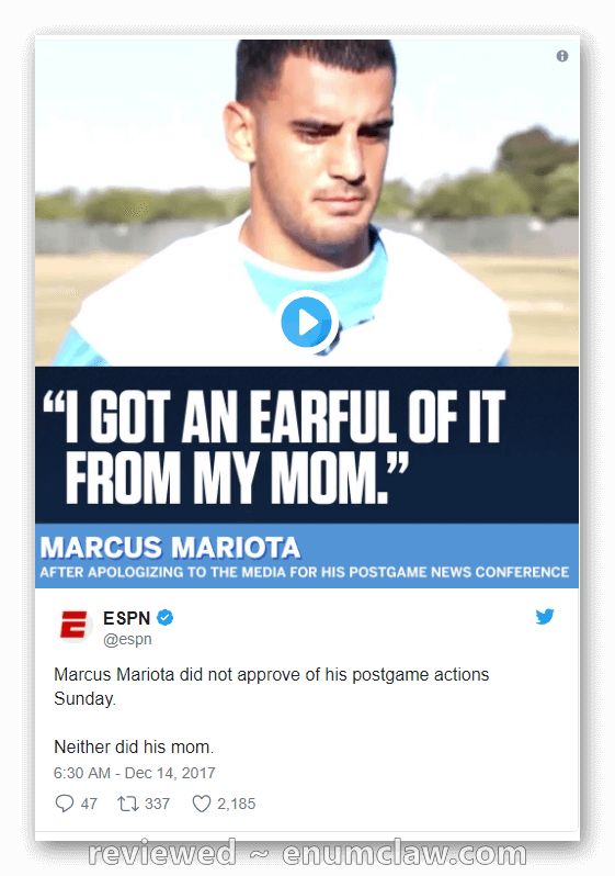 Marcus Mariota Apologized To Reporters (561x798), Png Download