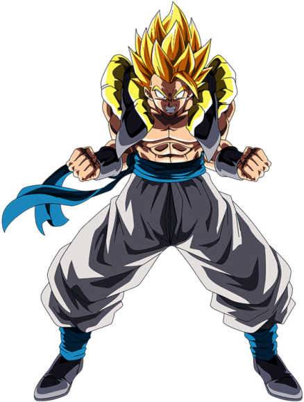 Dbs Gogeta Dokkan Battle (500x666), Png Download