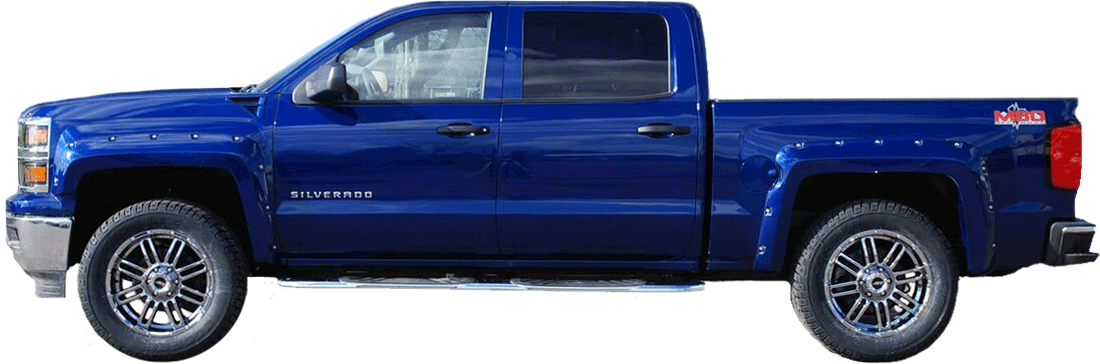 Lifted Truck Png (1100x364), Png Download