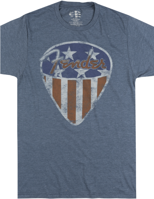 Fender Electric Guitars Usa T-shirt Music Instruments (540x720), Png Download