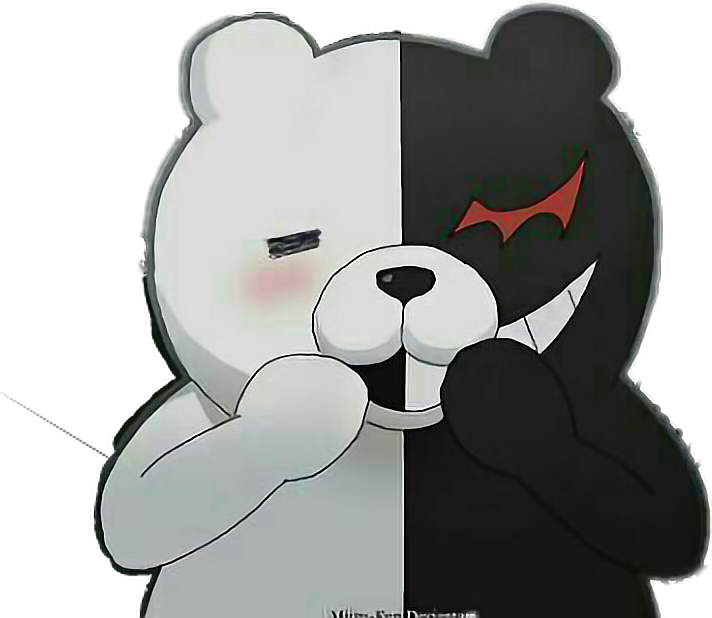 Monokuma Despair Upupu Bienkawaii Monokuma😍😍 Osi (712x618), Png Download