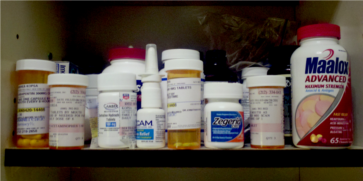 I Now Have An Old-lady Medicine Chest (1500x843), Png Download