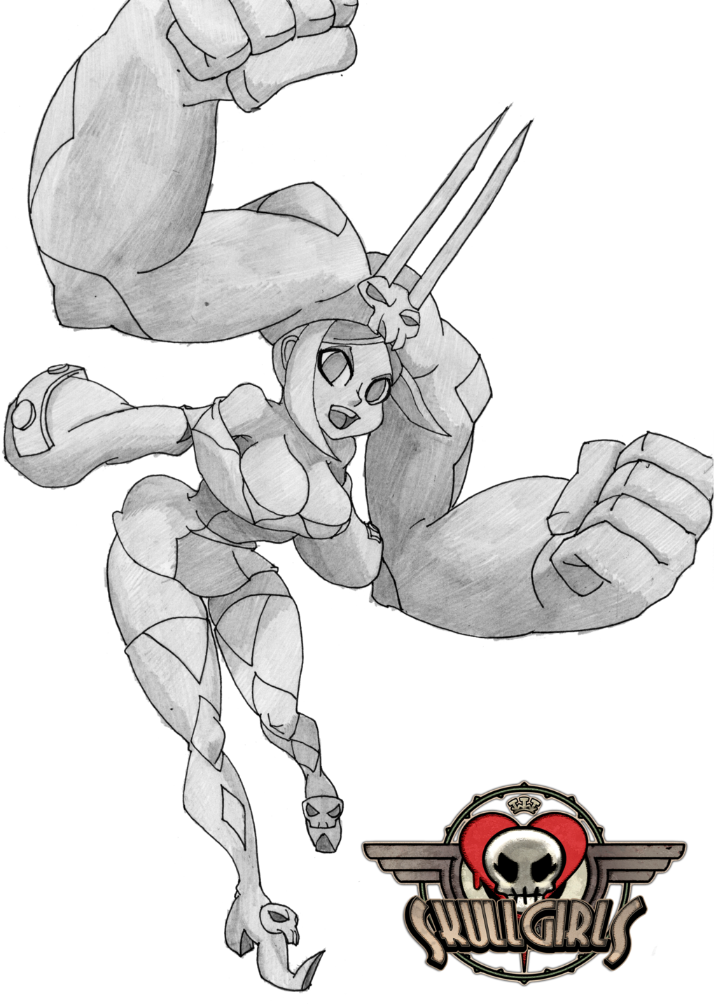 Cerebella Fan Art (1024x1434), Png Download
