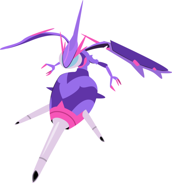 Nihilego Png (600x641), Png Download