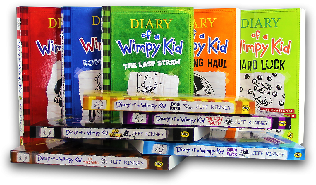 Diary Of A Wimpy Kid 10 Books Box Set Collection (1200x1200), Png Download