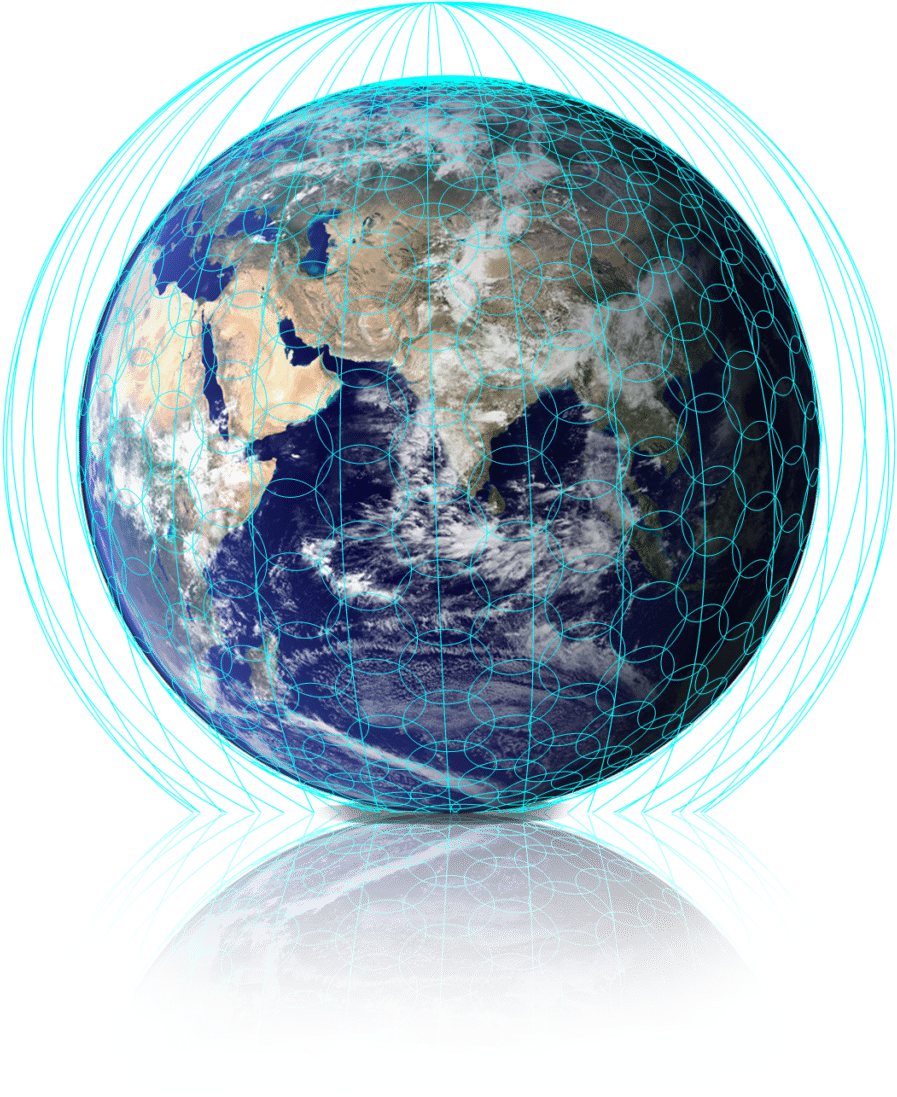 Digital Rendering Of Coverage From Oneweb's Future (1002x1280), Png Download