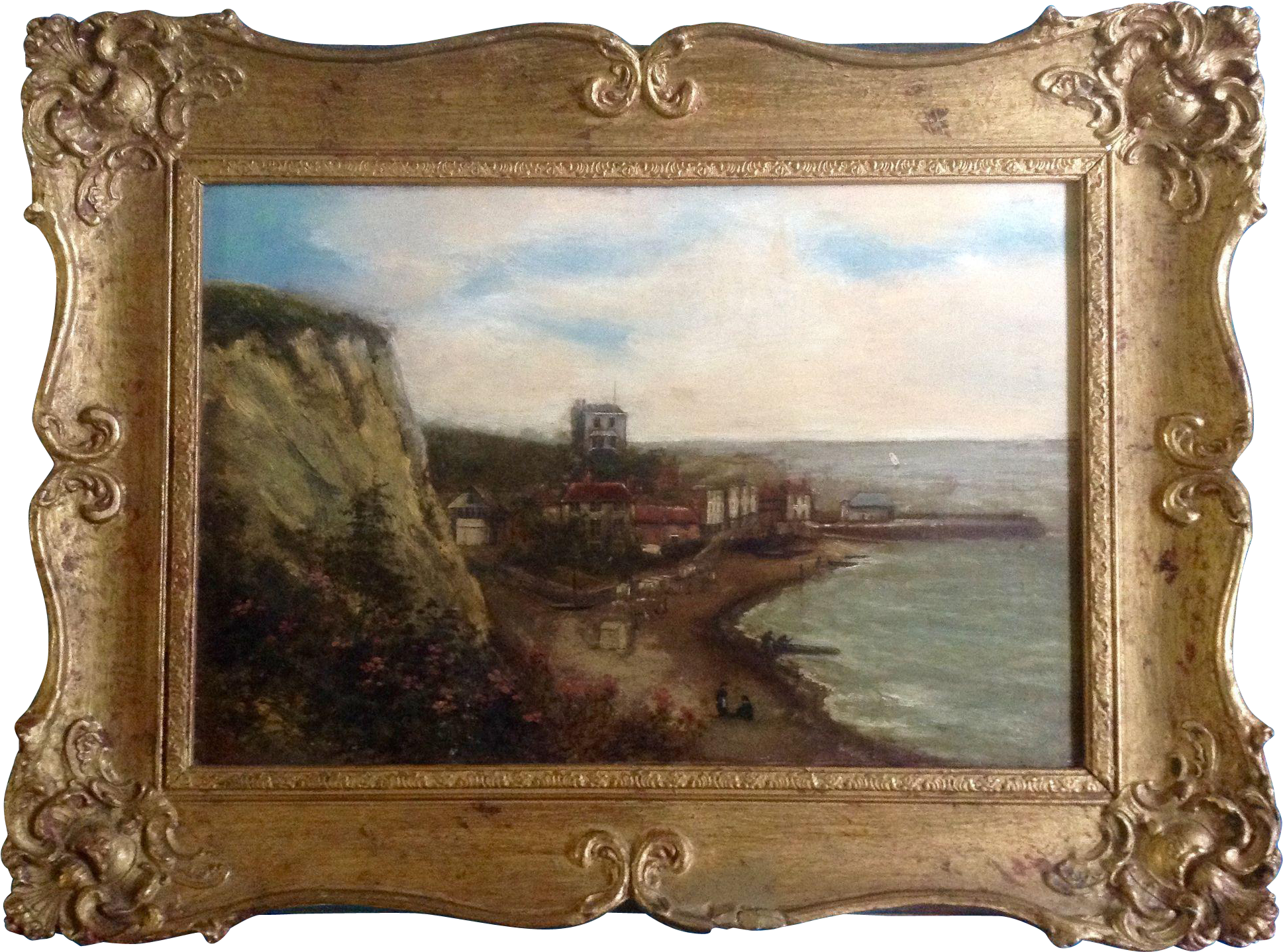 Clip Black And White Library C Smith Oil On Canvas (1936x1936), Png Download