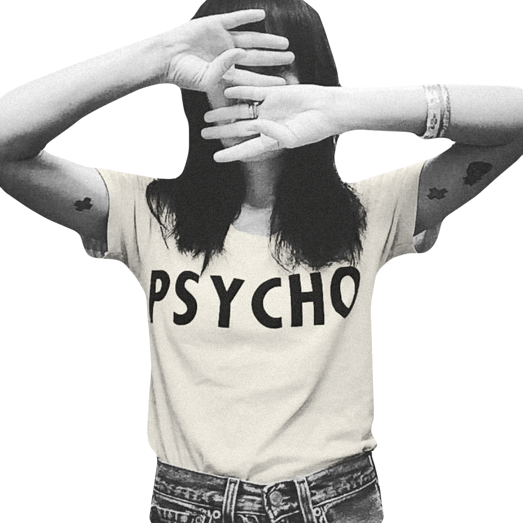 Psycho Natural Womens T-shirt (1024x1024), Png Download
