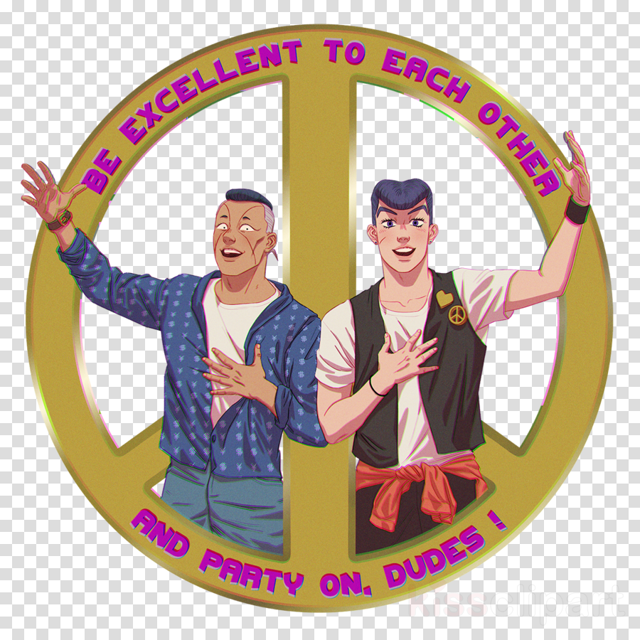 Bill And Ted Jojo Clipart Bill & Ted's Excellent Adventure (900x900), Png Download