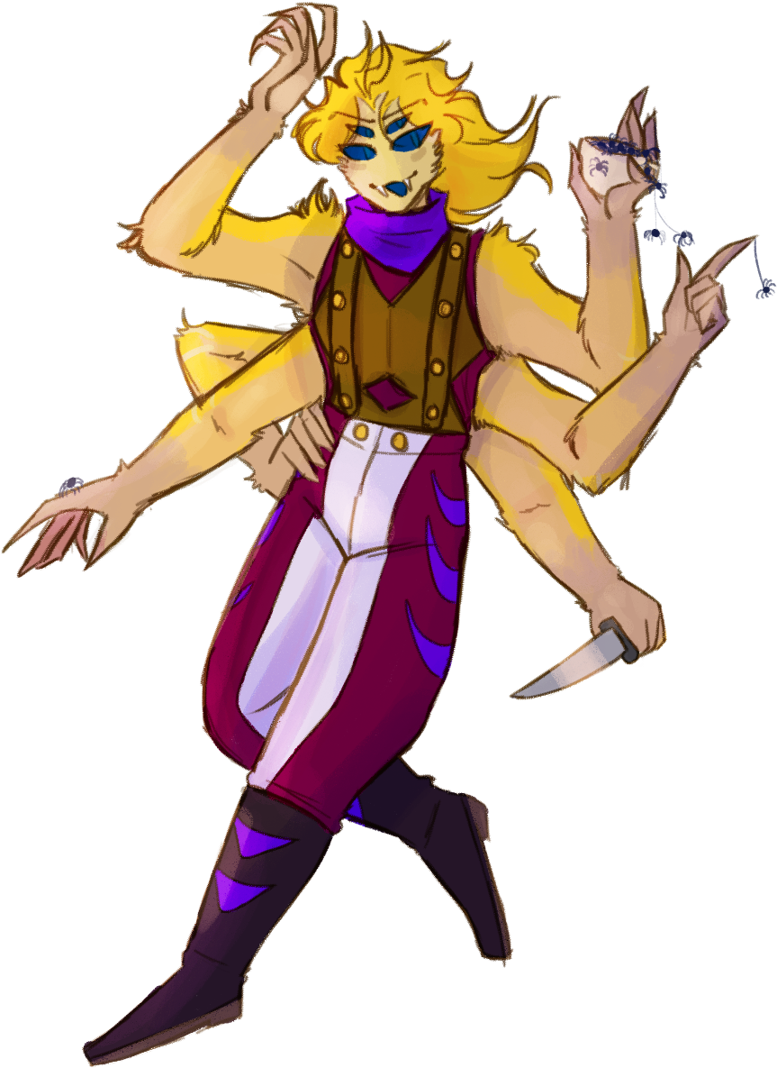 Spider Dio For The Pile Over At @jojosartisticadventure (1000x1200), Png Download