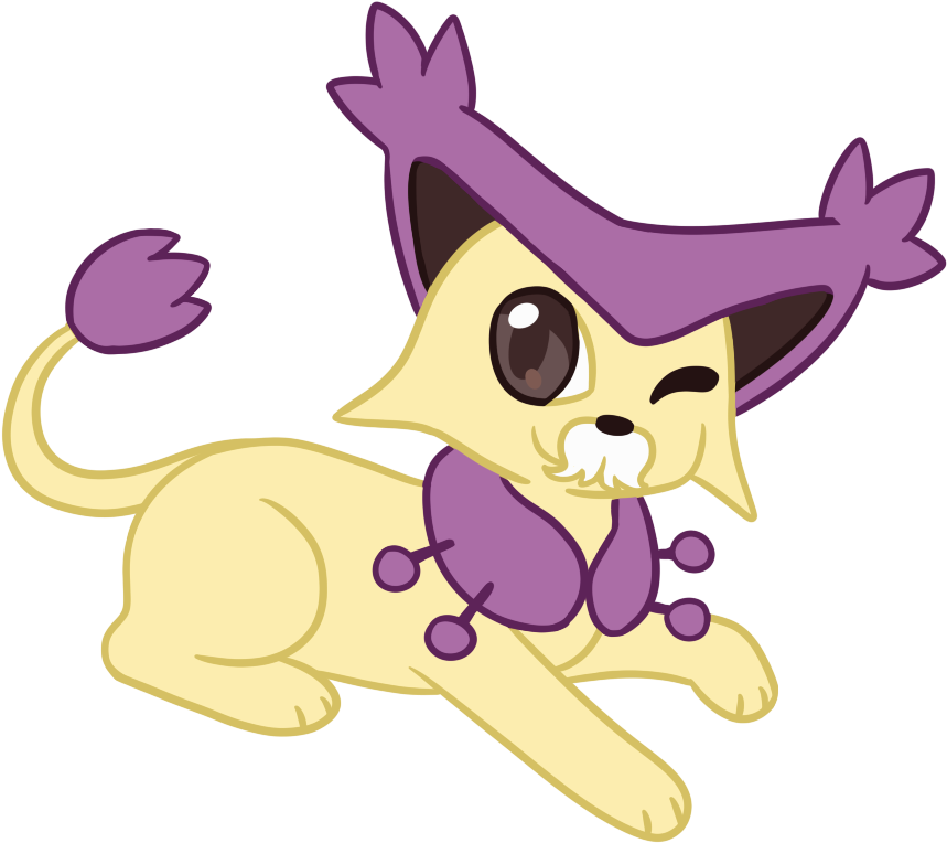 Male Delcatty // My Starter Poke // With A Mustache (866x772), Png Download