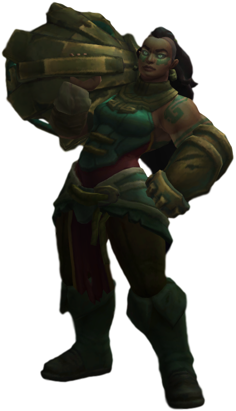 Illaoi Png (462x803), Png Download