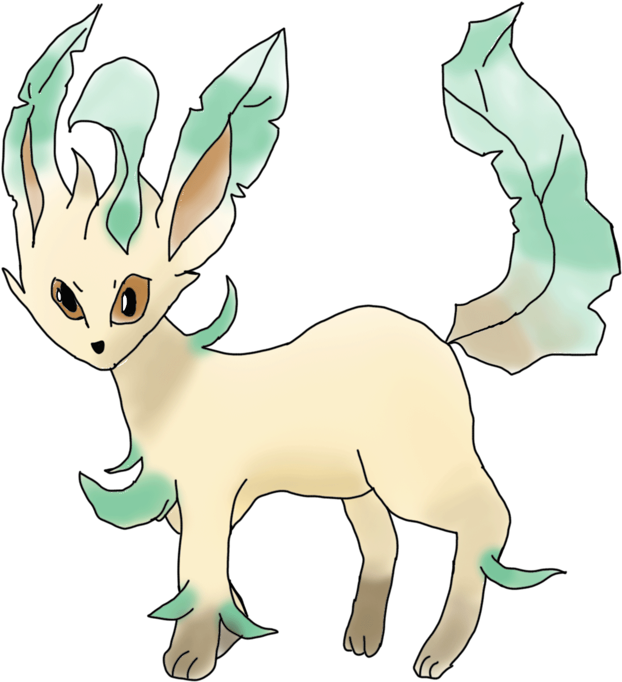 A Study In Pokemon Drawings (1895x1491), Png Download