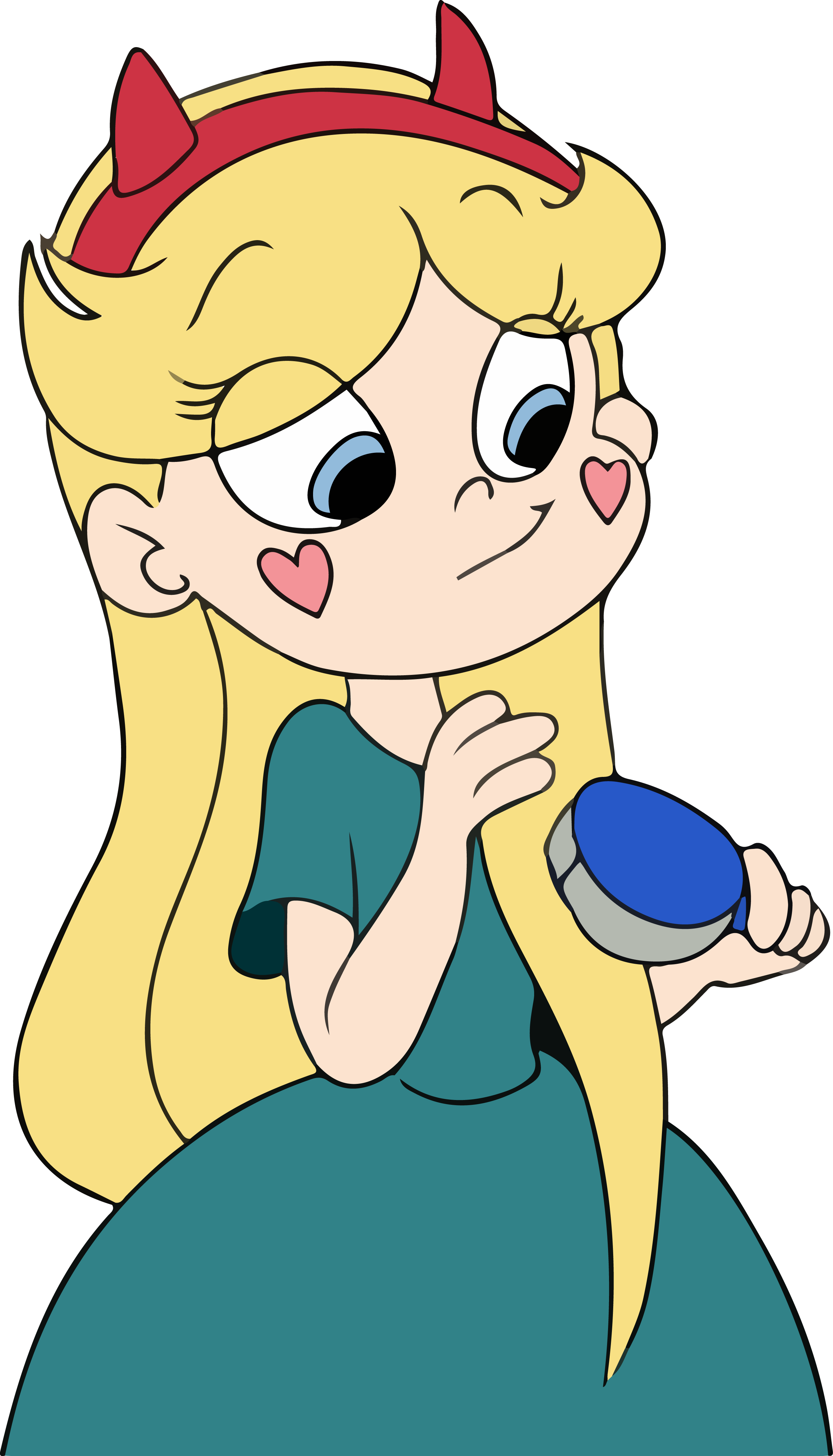 Star Butterfly And Hairbrush (2581x4511), Png Download