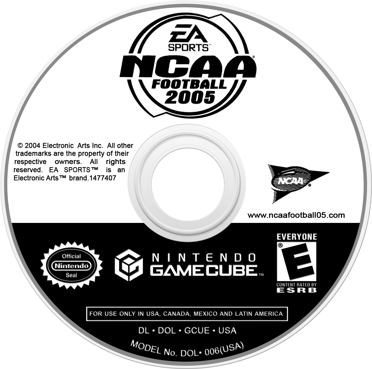 59ecbe4a74ab6 Ncaafootball2005 (1280x1280), Png Download